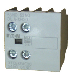 Moeller Dil A-xhi40 Auxiliary Contact Module 600V Acmax 10A 250V Dcmax