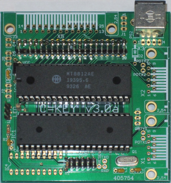C=Key (PS/2 KB to VIC/64 Configuration Shown)