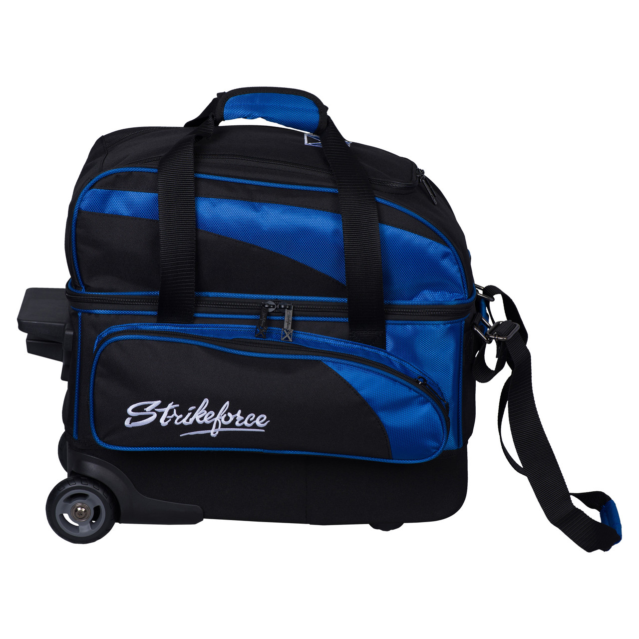 KR Eliminator 2 Ball Double Roller Black Bowling Bag