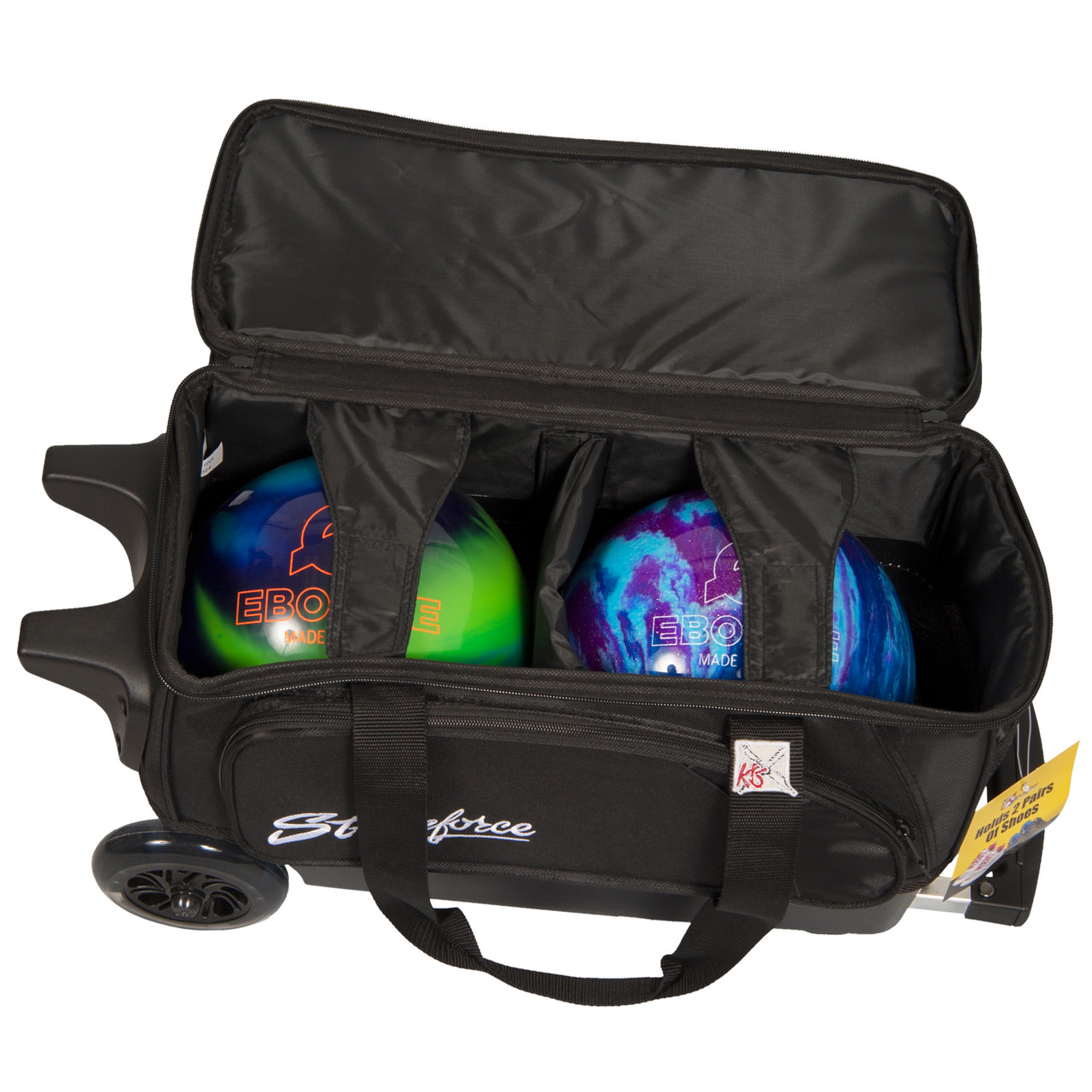KR Strikeforce Cruiser Grey/Green 1 Ball Roller Bowling Bag