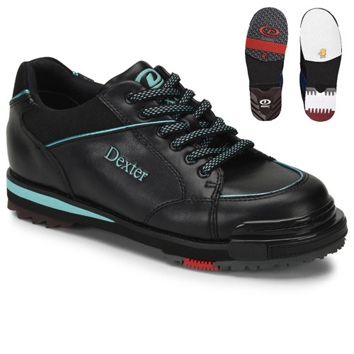 Dexter Womens SST8 Pro Black / Turquoise The Bowler Depot