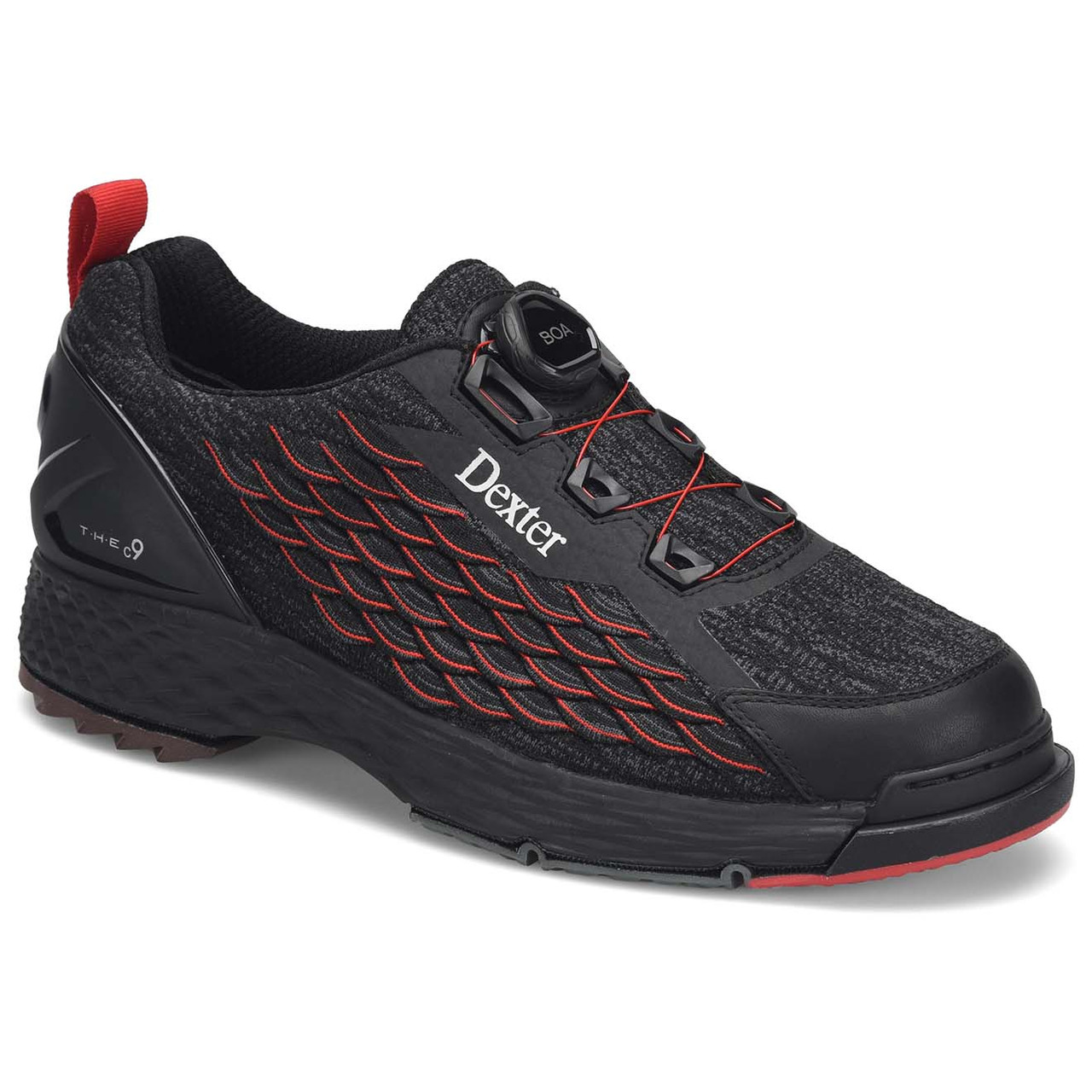 Dexter Mens THE C9 Knit BOA Black / Red