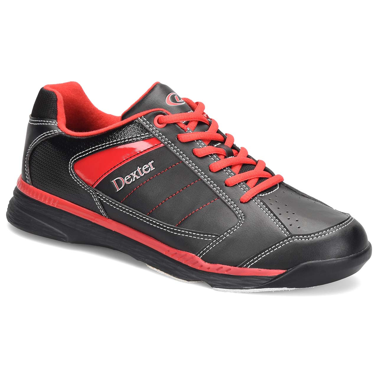 Dexter Mens Ricky IV Black / Red | The Bowler Depot
