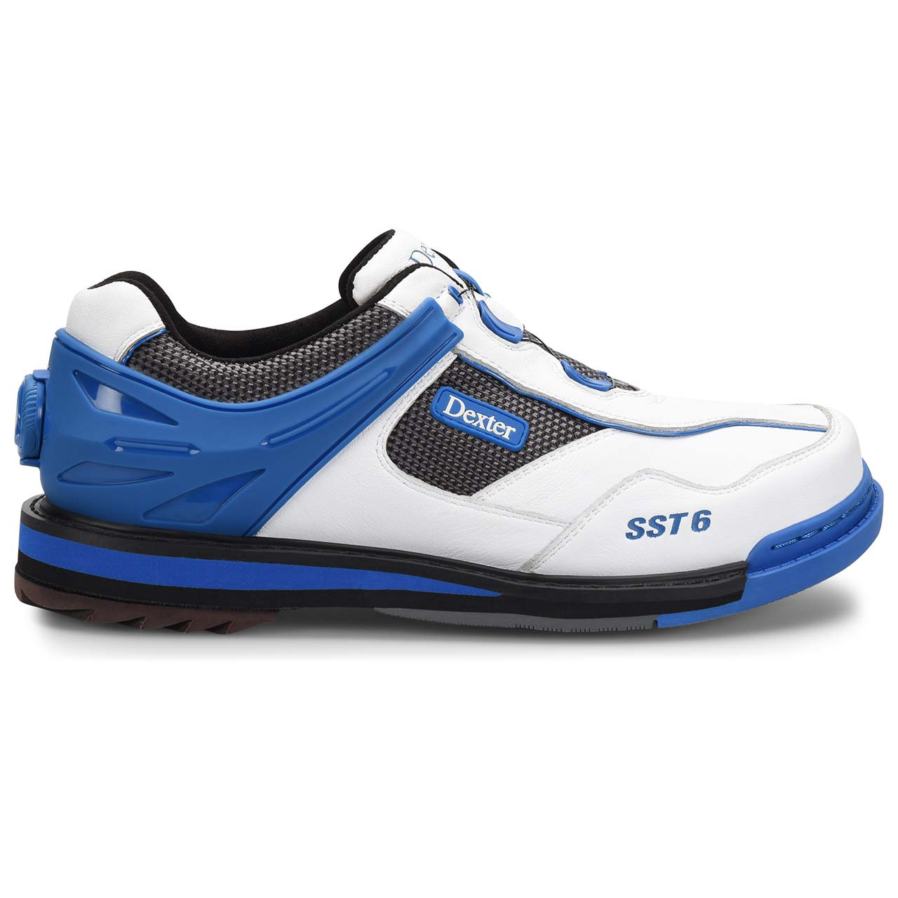 Dexter Mens SST 6 Hybrid BOA White / Blue | The Bowler Depot