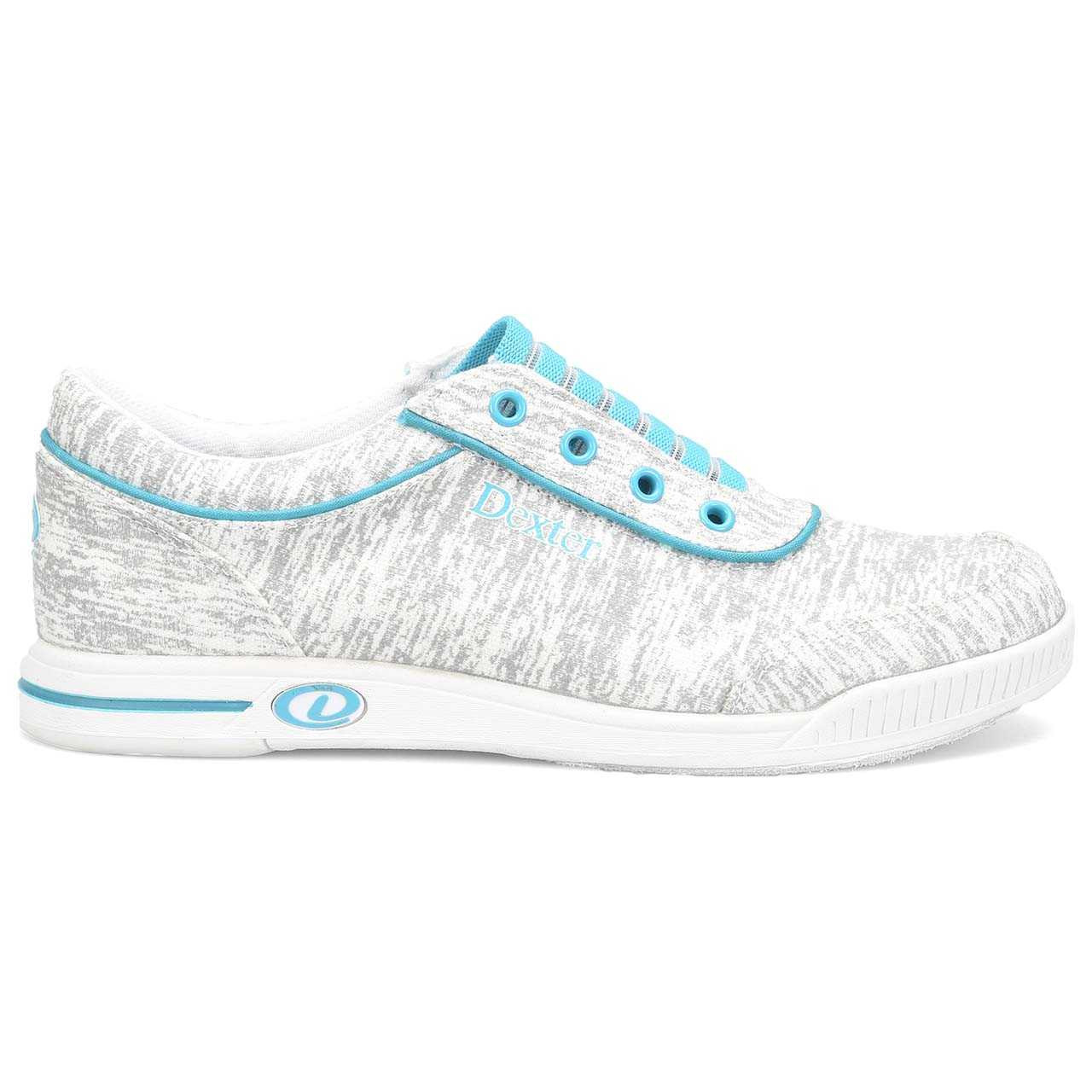 Dexter Womens Suzana 2 Light Grey / Blue | The Bowler Depot