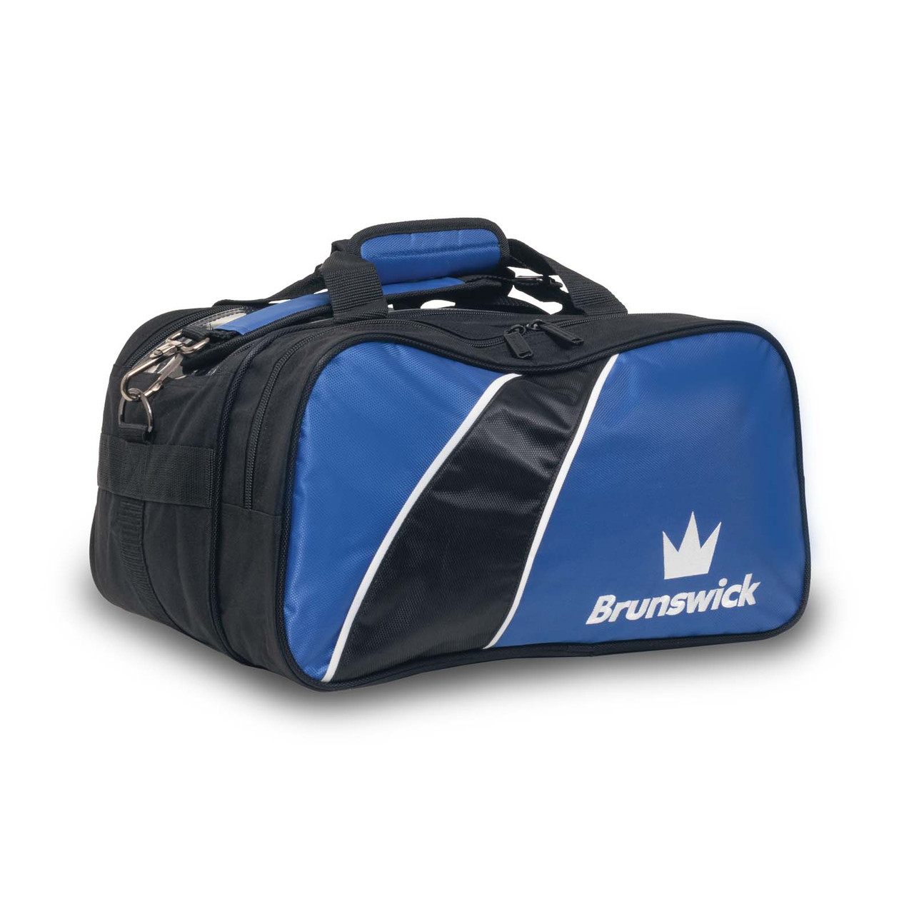 Brunswick Edge Double Tote With Pouch Blue