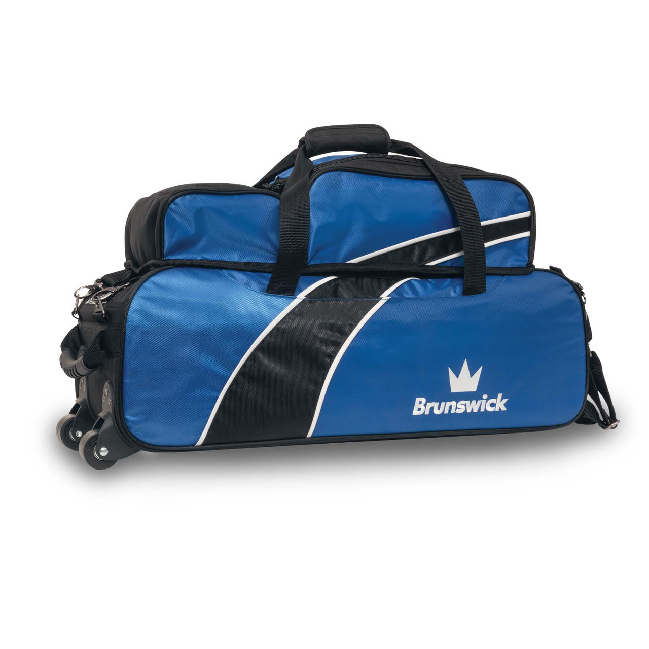 Brunswick Bowling Ball Bag Black with Side and Front Accessory