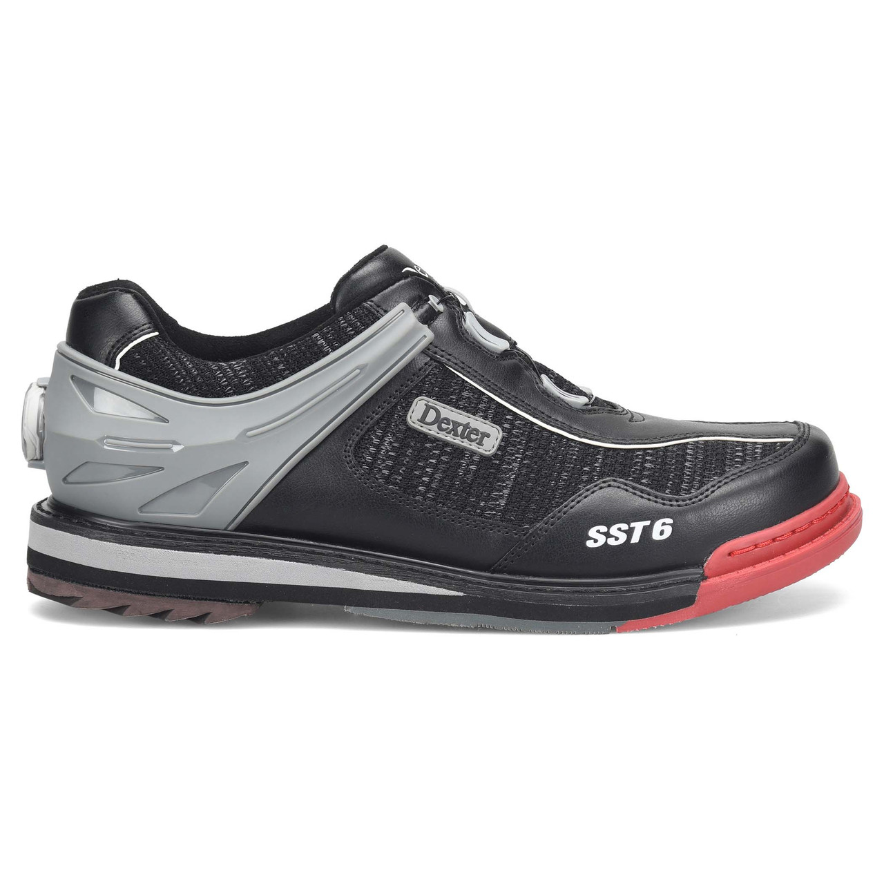 Dexter Mens SST6 Hybrid BOA Black Knit | The Bowler Depot