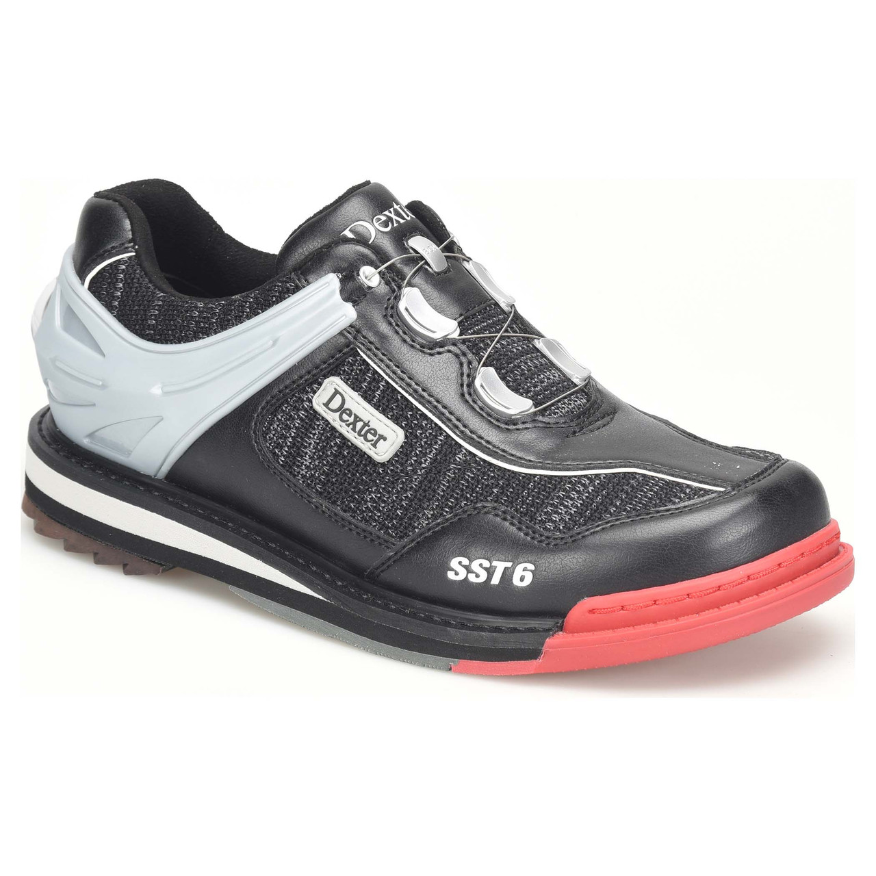 Dexter Mens SST6 Hybrid BOA Black Knit | The Bowler Depot