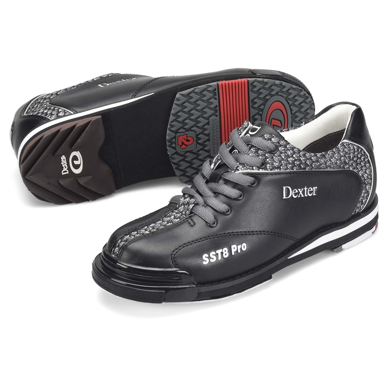 Dexter Womens SST8 Pro Black / Grey | The Bowler Depot