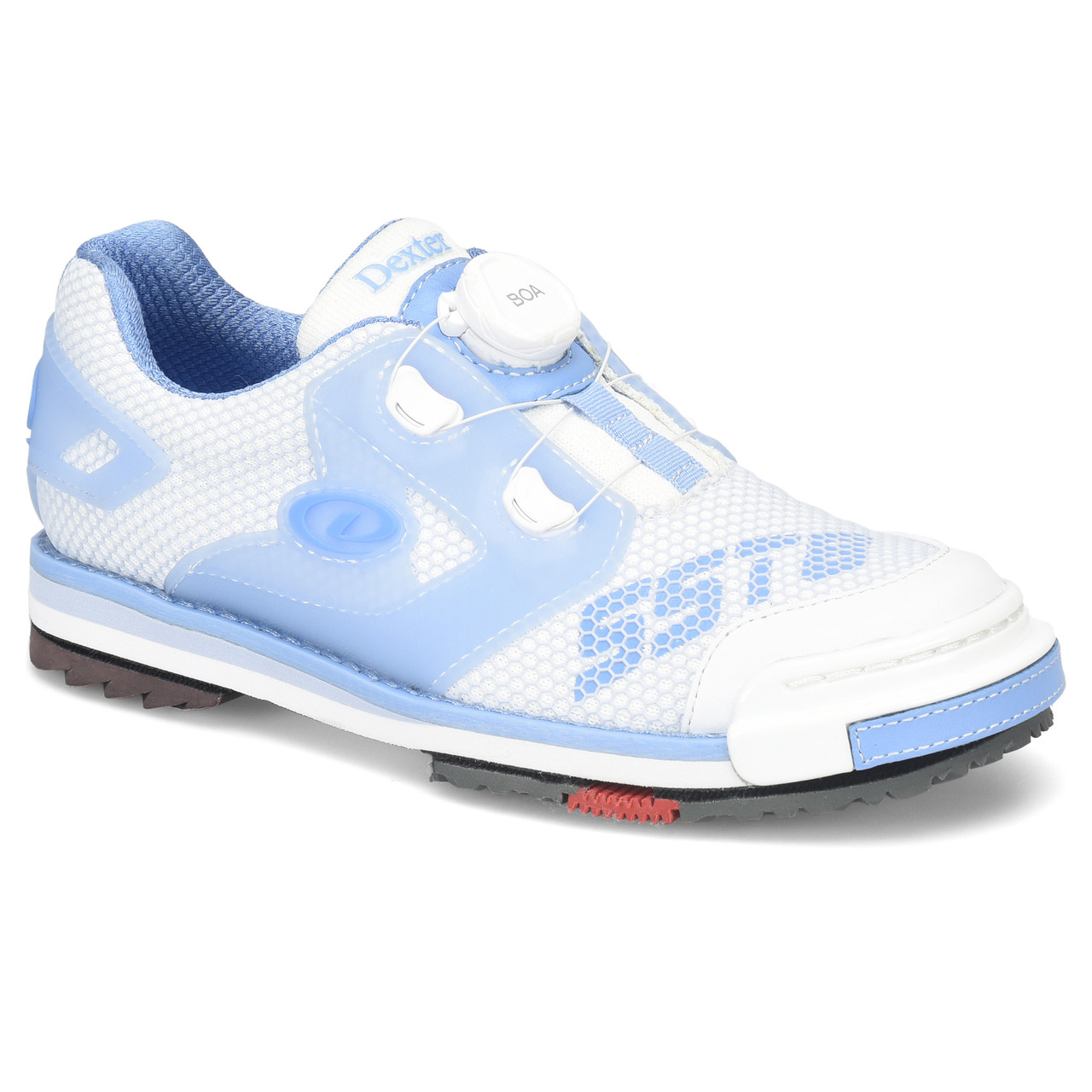 Dexter Womens SST 8 Power-Frame BOA White / Blue | The Bowler Depot