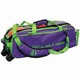 VISE 3 Ball Clear Top Roller Tote Grape / Green - VISE $ 89.95