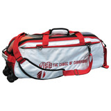 VISE 3 Ball Clear Top Roller Tote White / Red - VISE $ 89.95
