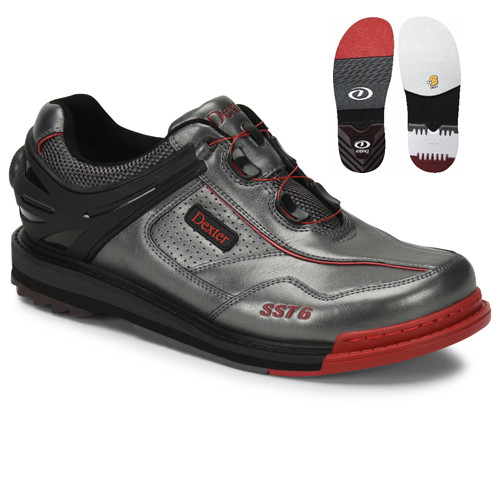 Dexter Mens SST 6 Hybrid BOA Grey / Black / Red