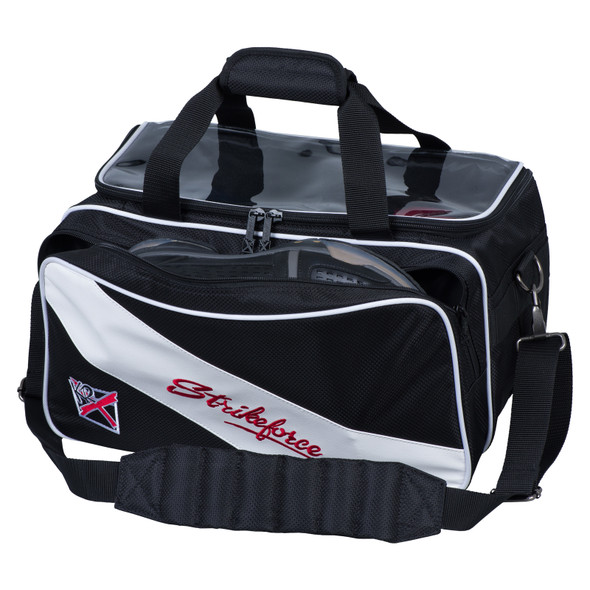 KR Strikeforce Fast Double Tote With Shoes Black / White