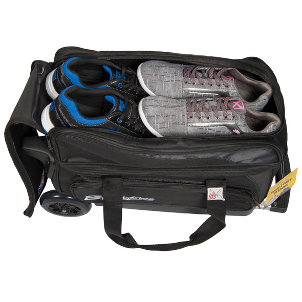 KR Strikeforce Cruiser Smooth Double Roller Bag Black