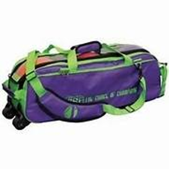 VISE 3 Ball Clear Top Roller Tote Grape / Green - VISE $ 89.95