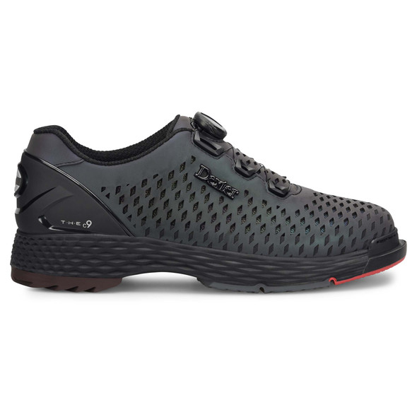 Dexter Mens THE C9 Knit BOA Black / Red | The Bowler Depot
