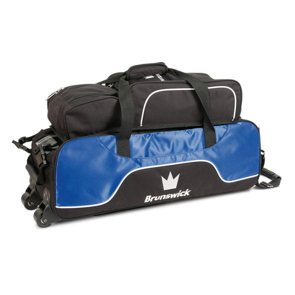 Brunswick Crown Triple Tote With Pouch Royal