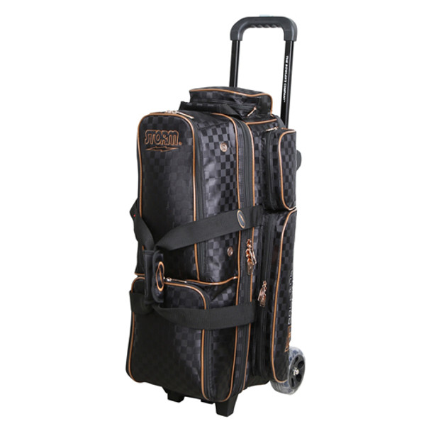 Storm Rolling Thunder 3 Ball Roller Checkered Black / Gold