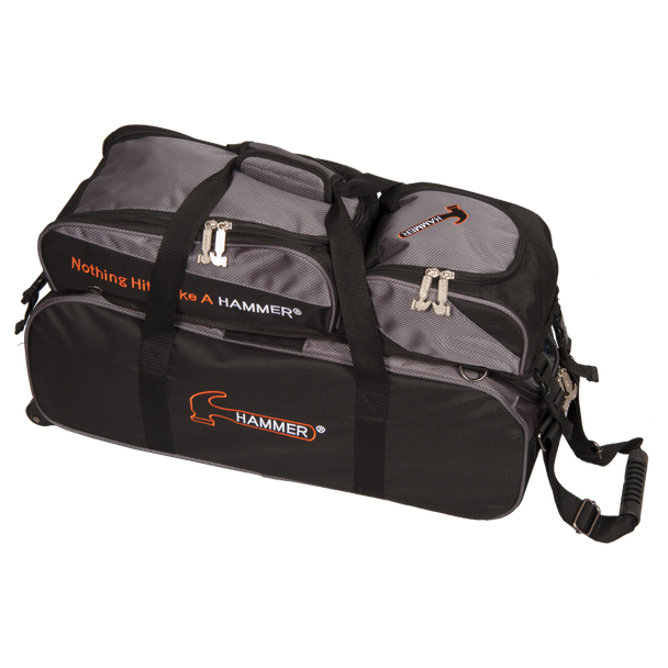 Hammer Triple Tote w / Removable Pouch Black / Carbon