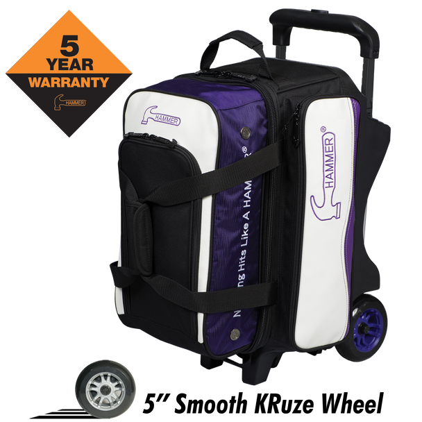 Hammer Vibe Double Roller Purple / White