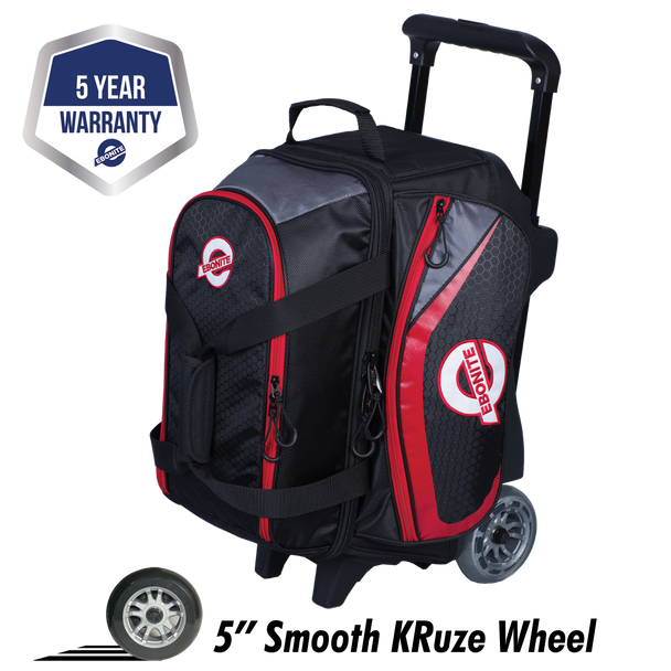 Ebonite Players Double Roller Black / Red