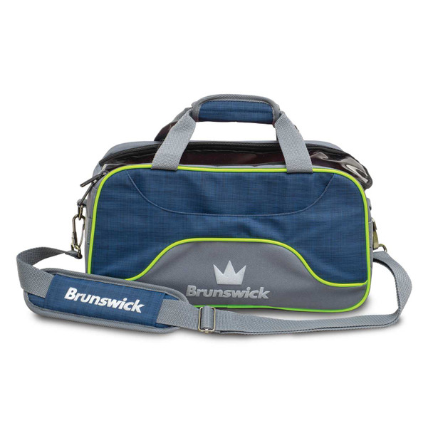 Brunswick Crown Deluxe Double Tote Navy / Lime | Brunswick $ 69.95