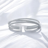 ALICIA Wire Bangle - sterling silver