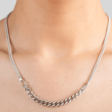  CAPRI Sterling Silver Chain Necklace 