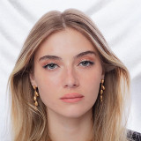 BELLAGIO Golden Dangle Earrings