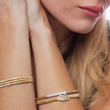 GAZIA Bangle cubic zirconia