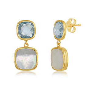 CORAL Blue Topaz Earrings CORAL Blue Topaz Earrings