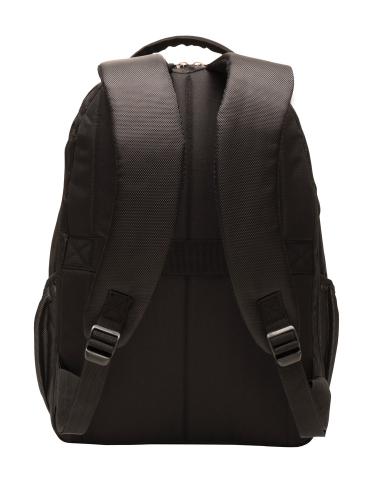 Backpack with Waterbottle Holder BACKSIDE Vew