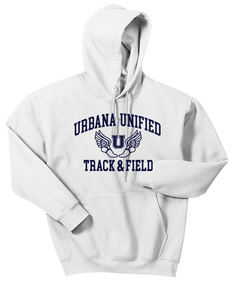 UHS Urbana Hawks UNIFIED TRACK Cotton Hoodie Sweatshirt Many Colors Available SZ S-3XL  WHITE