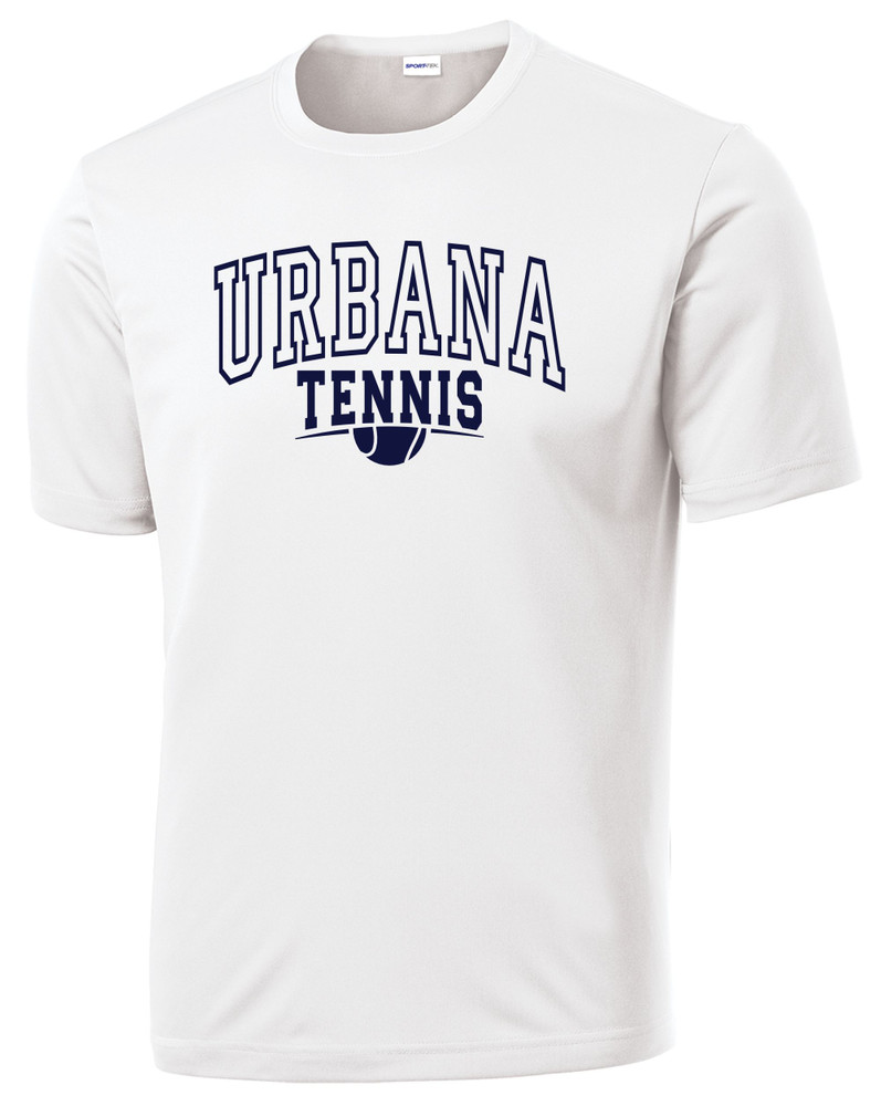 Urbana Hawks TENNIS T-shirt Performance Posi Charge Competitor Many Colors Available SZ XS-4XL WHITE