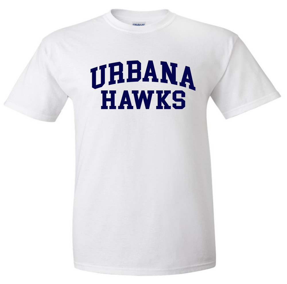 Urbana Hawks LACROSSE T-shirt Cotton Many Colors Available TODDLER SZ 2T-6T  WHITE