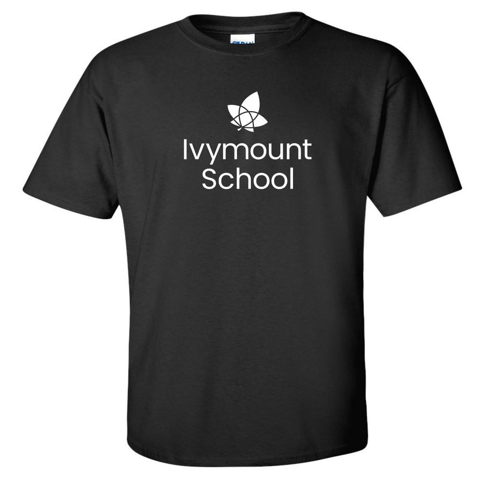 IVYMOUNT SCHOOL T-shirt Cotton Many Colors Available YOUTH SZ S-XL-BLACK WHITE PRINT