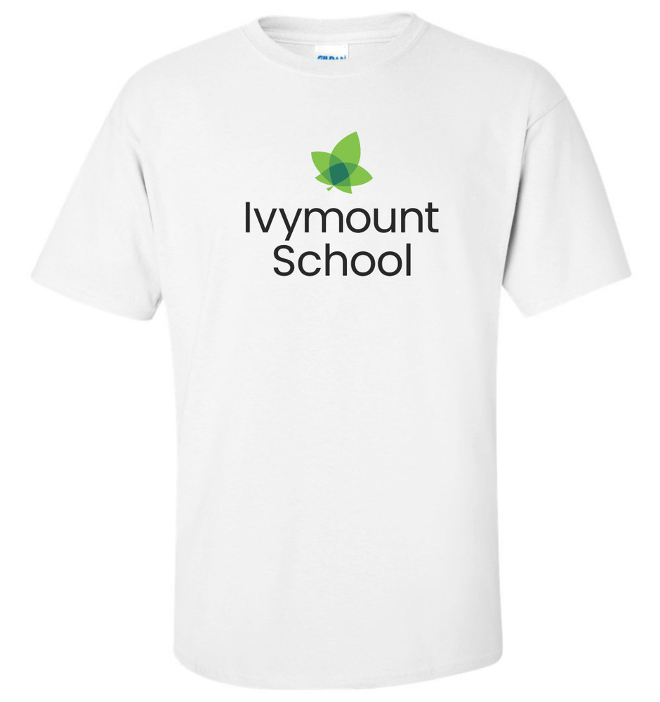 IVYMOUNT SCHOOL T-shirt Cotton MULTICOLOR logo Many Colors Available YOUTH SZ S-XL  WHITE