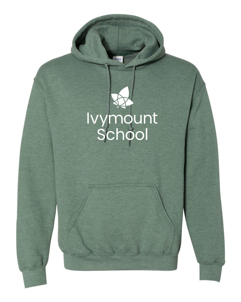 IVYMOUNT SCHOOL Cotton Hoodie Sweatshirt Many Colors Available SZ S-3XL  DK SPORT HEATHER