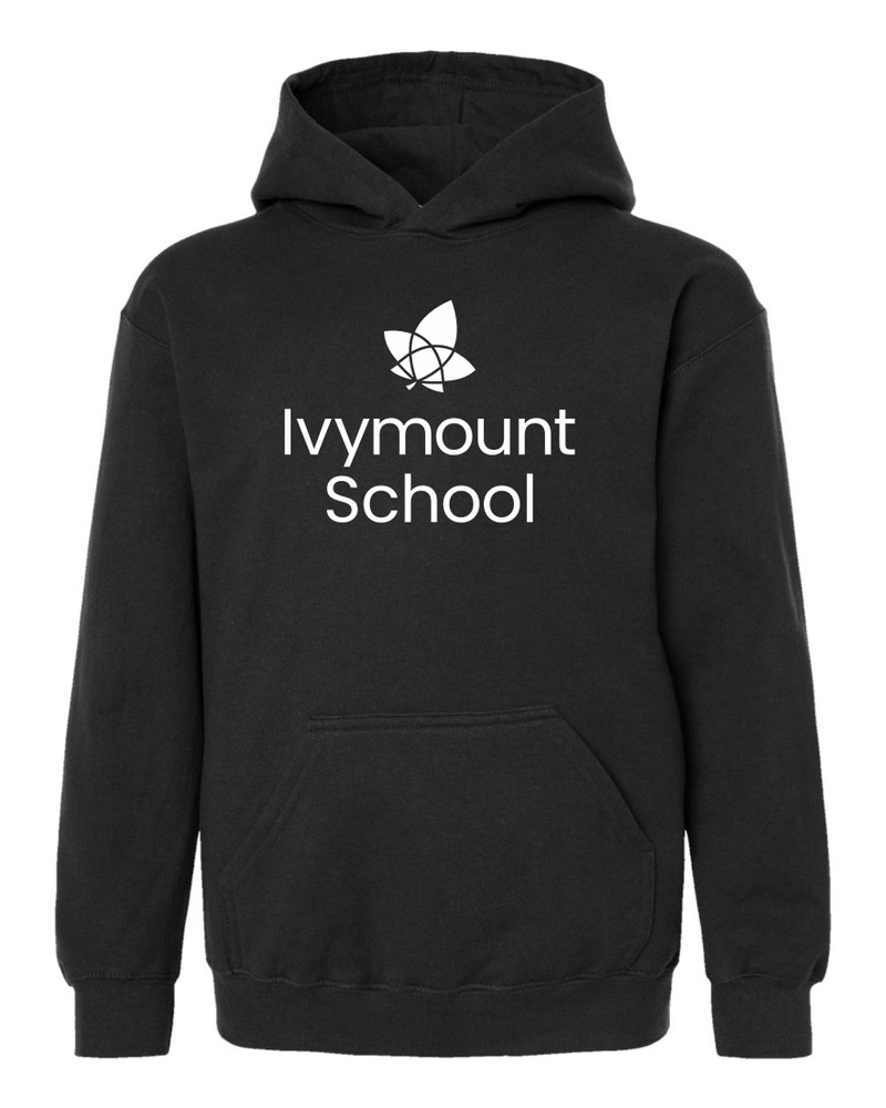 IVYMOUNT SCHOOL Cotton Hoodie Sweatshirt Many Colors Available YOUTH SZ S-XL   BLACK