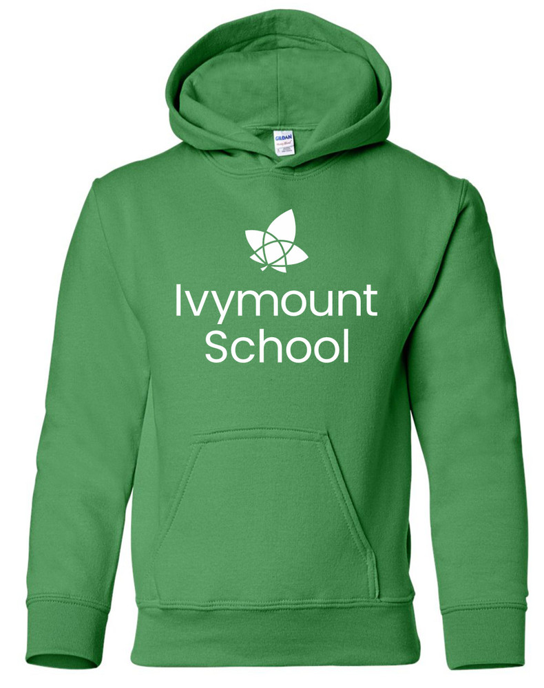 IVYMOUNT SCHOOL Cotton Hoodie Sweatshirt Many Colors Available YOUTH SZ S-XL   IRISH GREEN