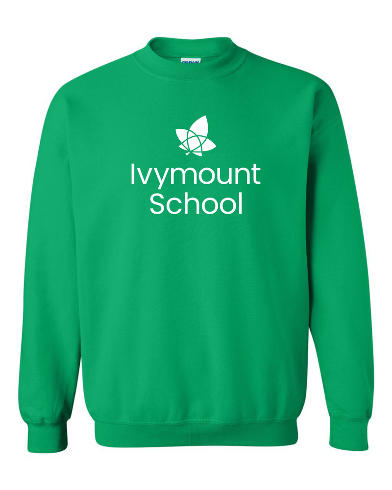 IVYMOUNT SCHOOL Cotton Crewneck Sweatshirt Many Colors Available SZ S-3XL  KELLY GREEN