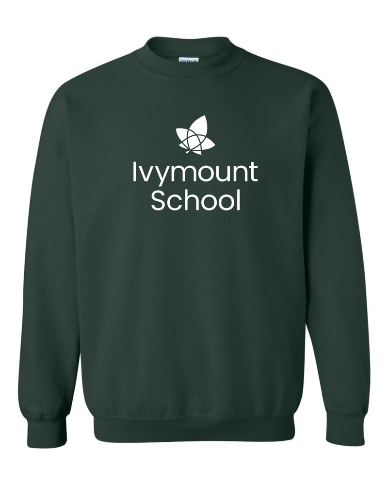 IVYMOUNT SCHOOL Cotton Crewneck Sweatshirt Many Colors Available SZ S-3XL  FOREST