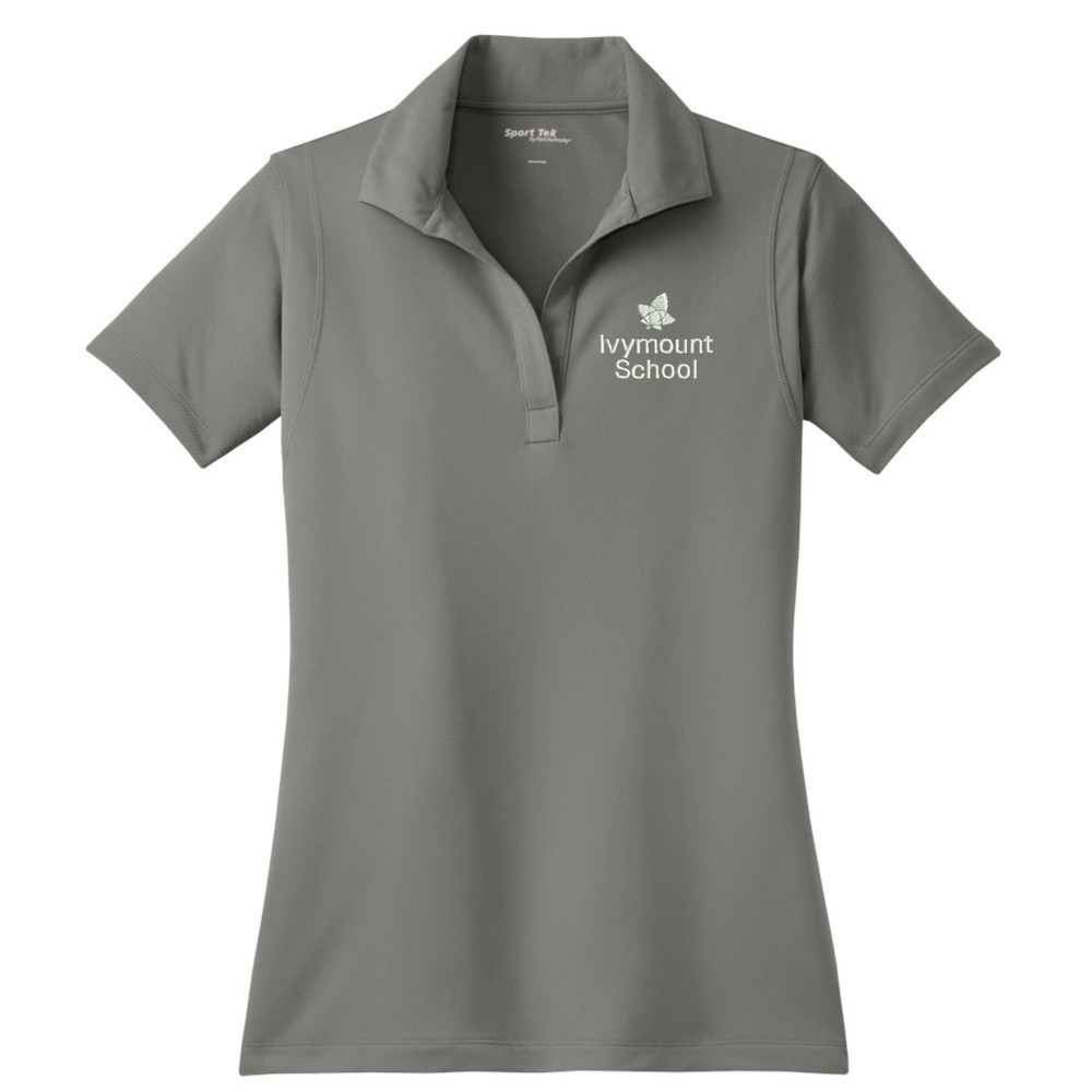 IVYMOUNT SCHOOL Micropique Sport Wick Polo Shirt Many Colors Available Size S-4XL  GREY CONCRETE