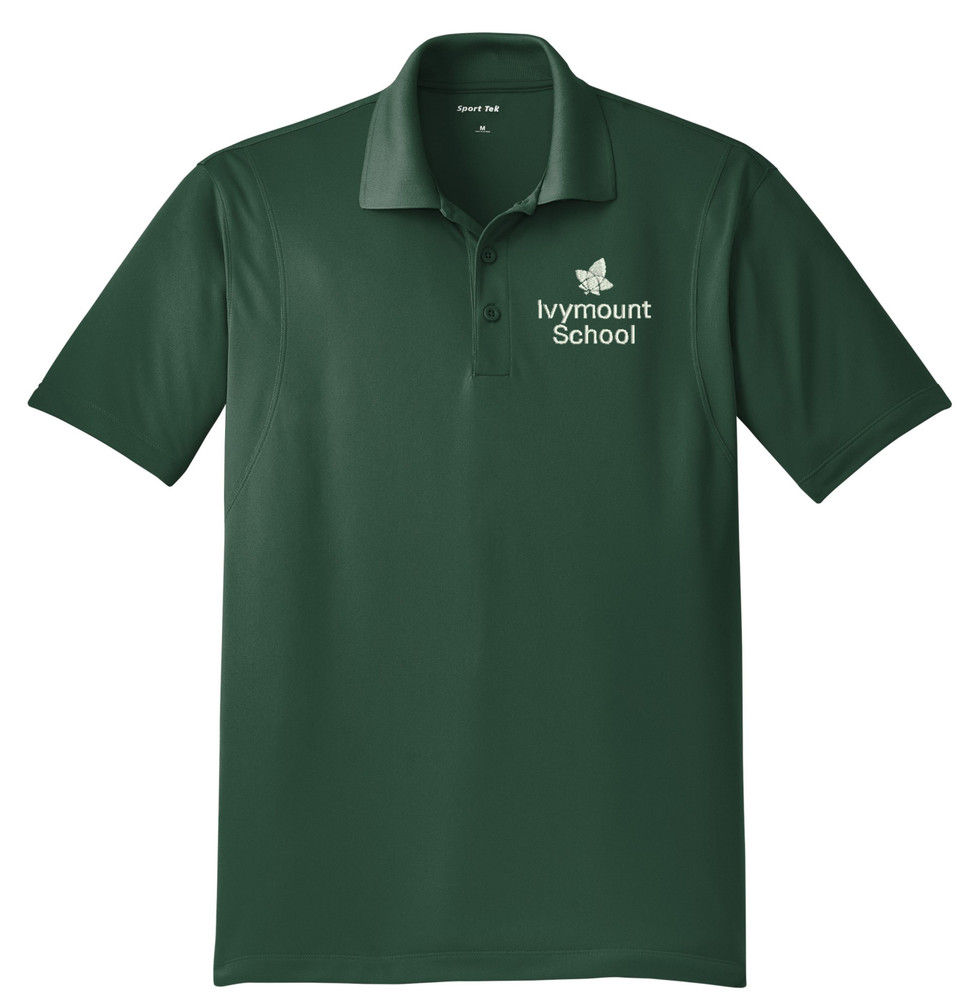 IVYMOUNT SCHOOL Micropique Sport Wick MENS UNISEX Polo Shirt Many Colors Available Size S-5XL  FOREST GREEN