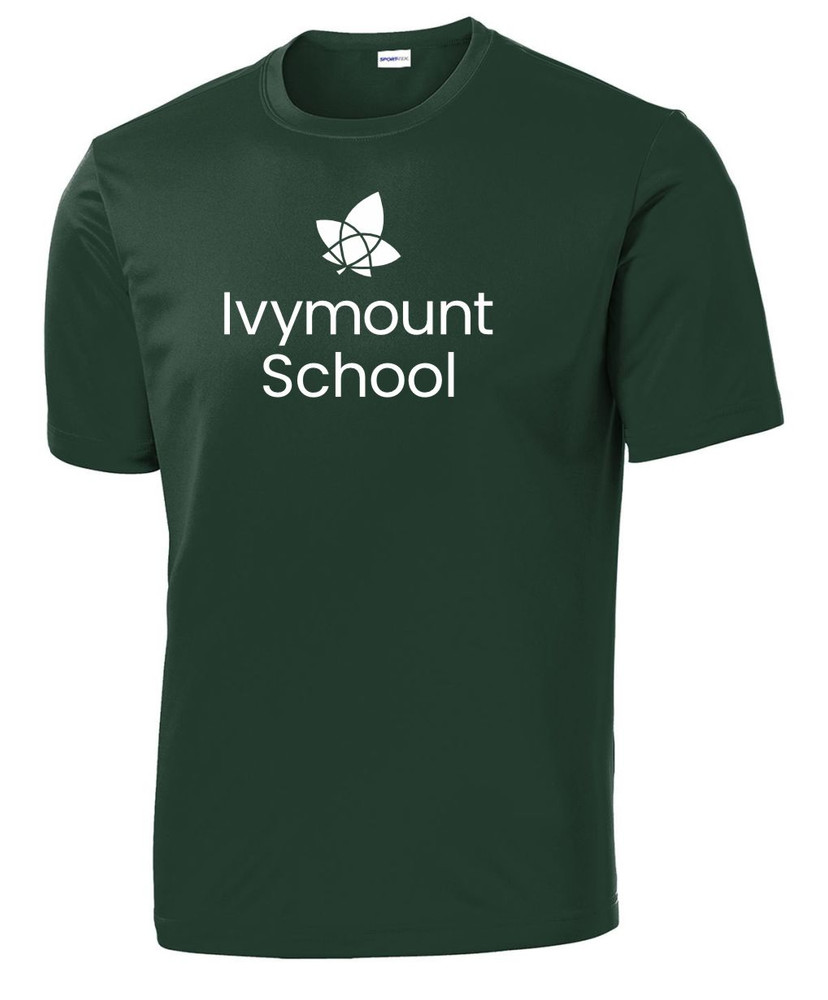 IVYMOUNT SCHOOL T-shirt Performance Posi Charge Competitor Many Colors Available YOUTH SZ S-XL  FOREST GREEN