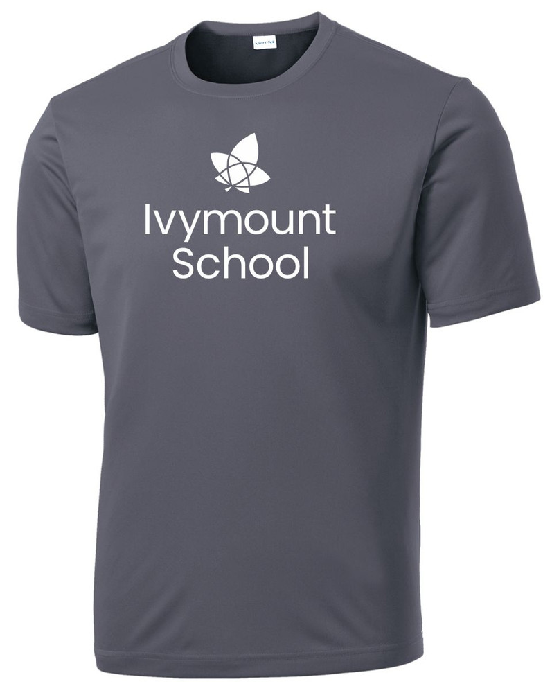 IVYMOUNT SCHOOL T-shirt Performance Posi Charge Competitor Many Colors Available YOUTH SZ S-XL  GREY CONCRETE