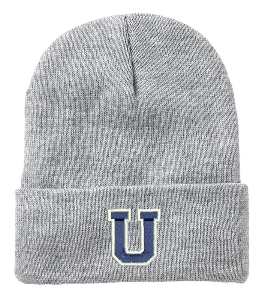 URBANA HAWKS LACROSSE U Knit Beanie Hat Many Colors Available ATHLETIC HEATHER