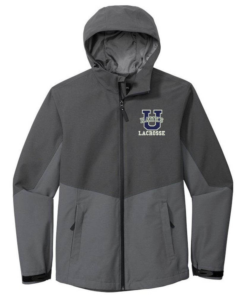 Urbana Hawks LACROSSE Port Authority Tech RainJacket WATERPROOF Many Colors Available SZ S-4XL  STORM